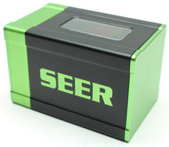 Boxgods Seer Black & Green Deck Box